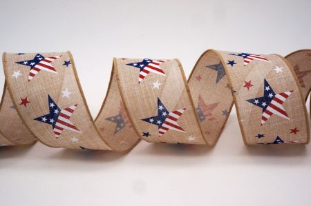 美国国旗五角星形缎带
